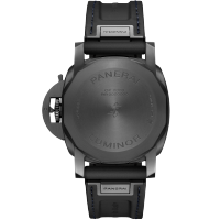 PANERAI Luminor庐米诺Quaranta Steel DLC Luna Rossa腕表 PAM01408 Back view