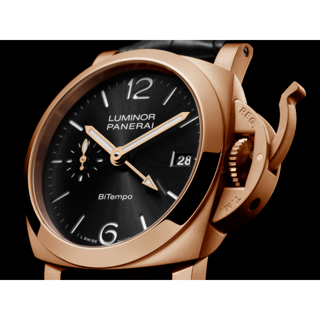 PANERAI Luminor庐米诺Quaranta BiTempo Goldtech™腕表 PAM01641 Detail 2