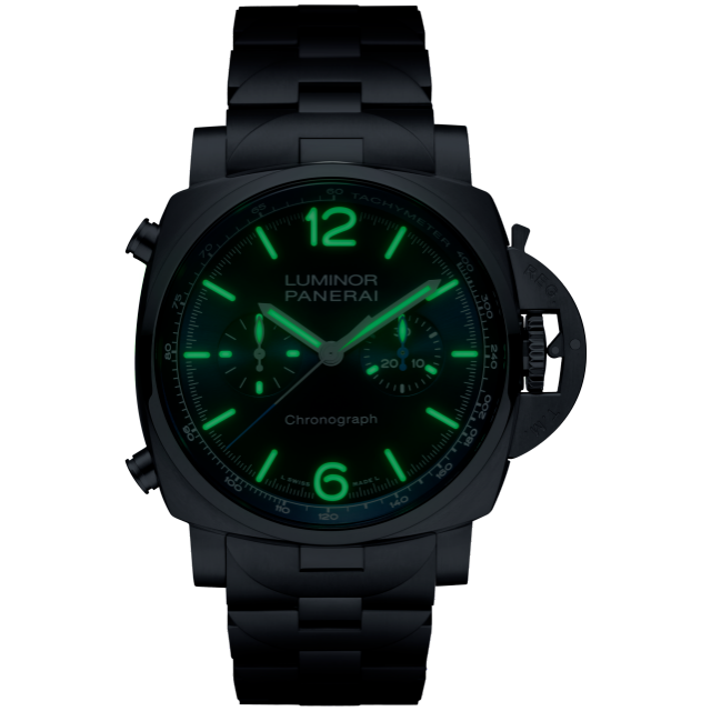 PANERAI Luminor庐米诺Chrono腕表 PAM01110 Night view