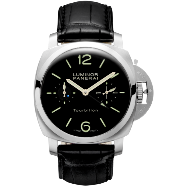 PANERAI Luminor 1950 Tourbillon GMT - 47mm  Front view