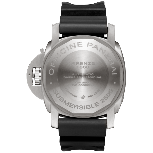 PANERAI Luminor Submersible 2500m  Back view