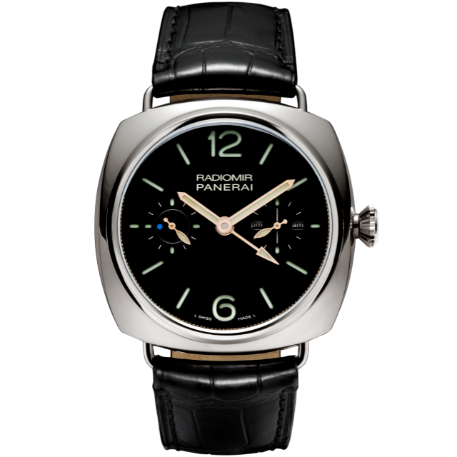 PANERAI Radiomir Tourbillon GMT Platino  Front view