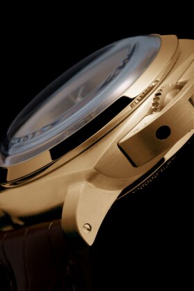 PANERAI Luminor 1950 Rattrapante 8 Days Oro Rosa  Detail 