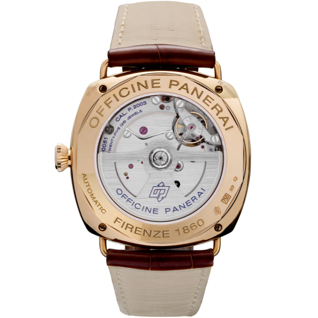 PANERAI Radiomir 10 Days GMT Pink Gold  Back view