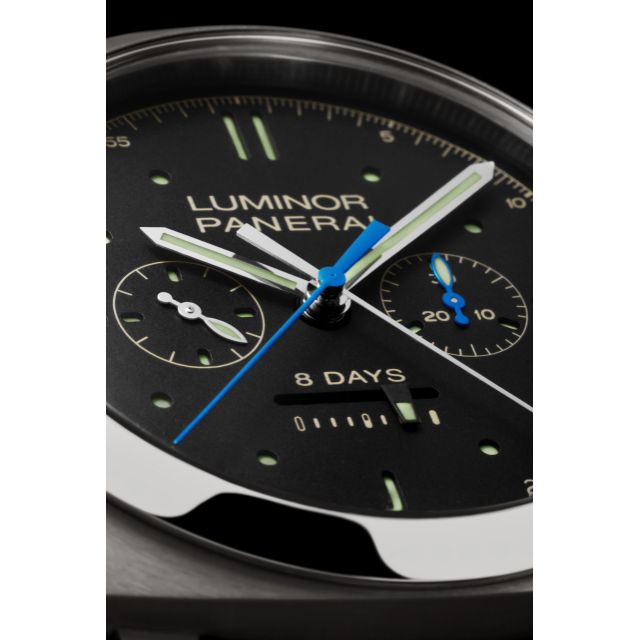 PANERAI Luminor 1950 Rattrapante 8 Days Titanio - 47mm - Transat Classique 2012 PAM00427 Detail 2