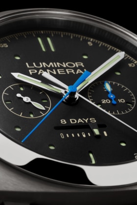 PANERAI Luminor 1950 Rattrapante 8 Days Titanio PAM00427 Detail 