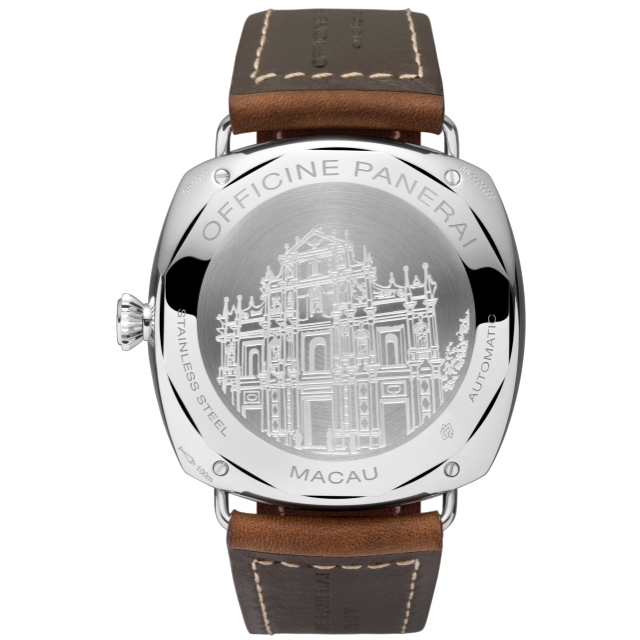 PANERAI Radiomir镭得米尔 10 Days GMT Automatic Acciaio腕表
47毫米  Back view