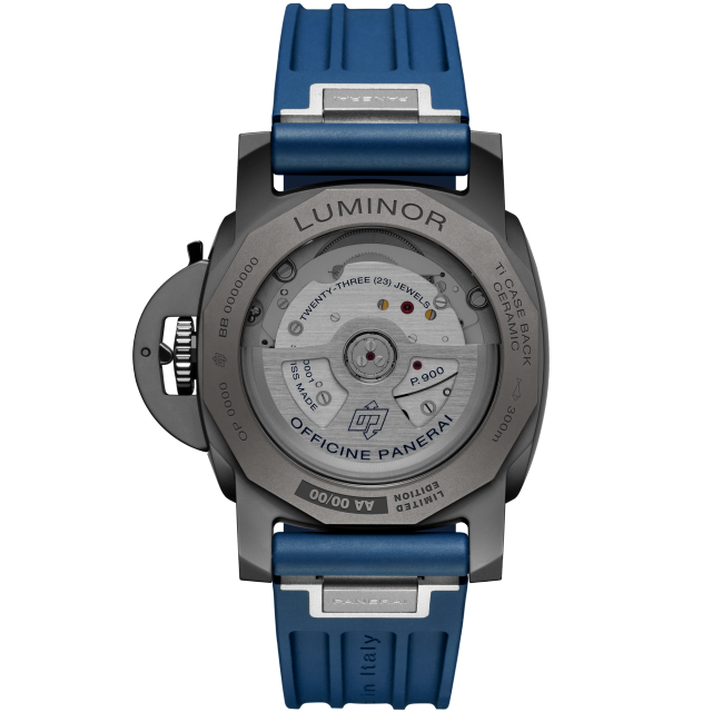 PANERAI Luminor GMT Ceramica PAM01783 Back view