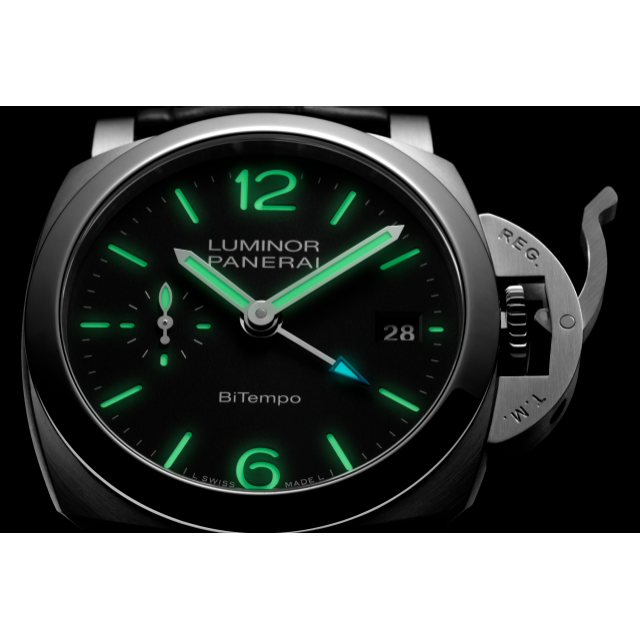 PANERAI Luminor庐米诺Quaranta BiTempo腕表 PAM01365 Detail 1