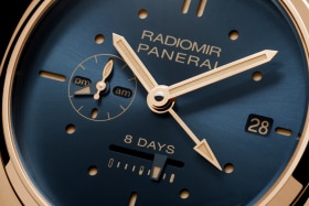PANERAI Radiomir 8 Days GMT Oro Rosso  Detail 