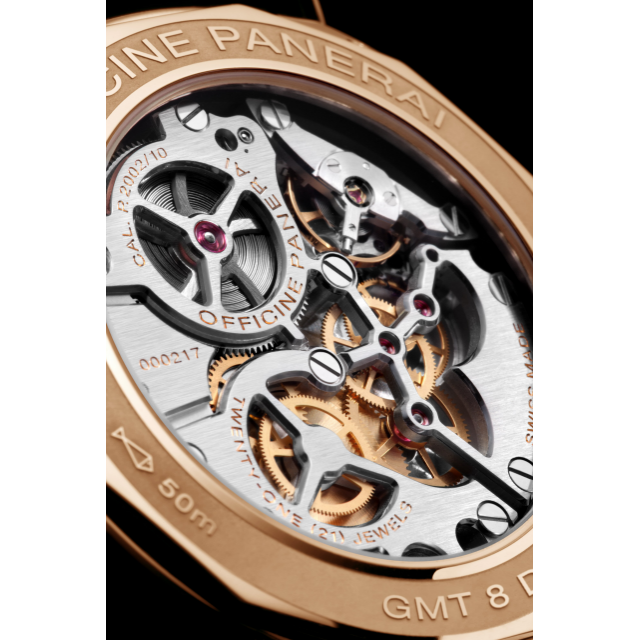 PANERAI Radiomir 8 Days GMT Oro Rosso - 45mm  Detail 2