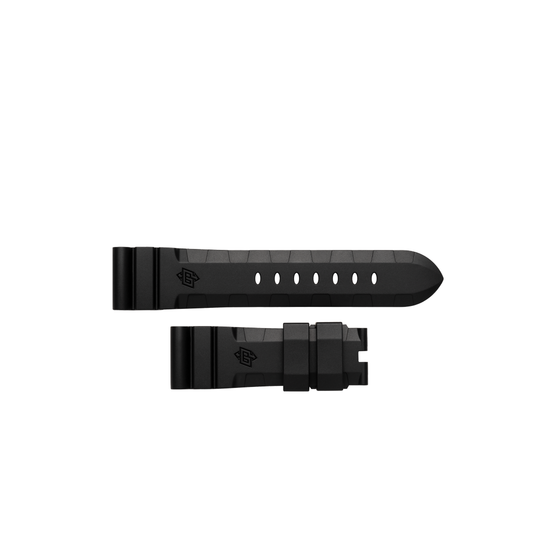 PANERAI 表带天然橡胶黑色 MXE07FHR