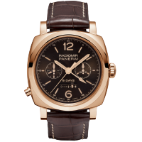 PANERAI Radiomir 1940 Chrono Monopulsante 8 Days GMT Oro Rosso - 45mm PAM00502