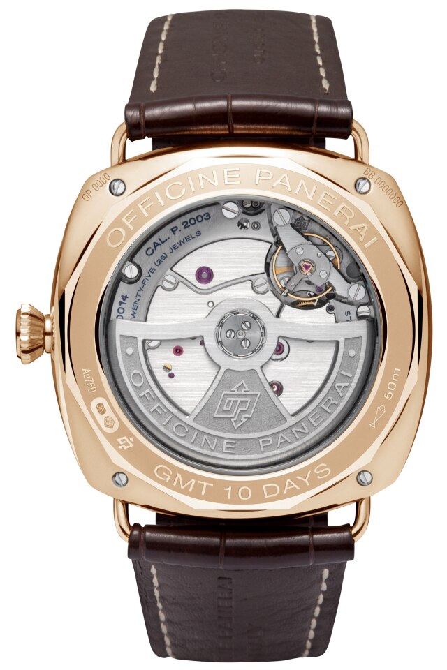 PANERAI Radiomir 10 Days GMT Automatic Oro Rosso PAM00497 Detail 