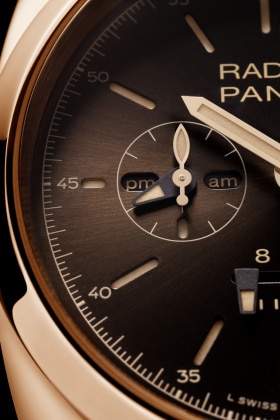 PANERAI Radiomir 1940 Chrono Monopulsante 8 Days GMT Oro Rosso PAM00502 Front 4