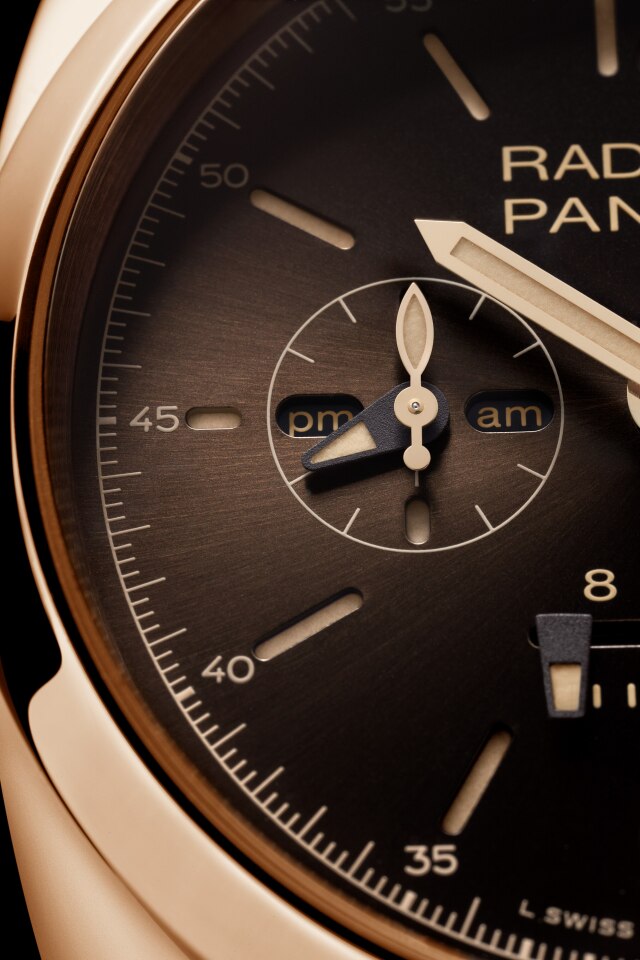 PANERAI Radiomir 1940 Chrono Monopulsante 8 Days GMT Oro Rosso PAM00502 Front 4