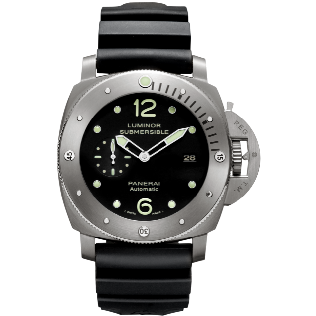 PANERAI Luminor Submersible 1950 3 Days Automatic Titanio - 47mm - PCYC 10 Years of Passion  Front view