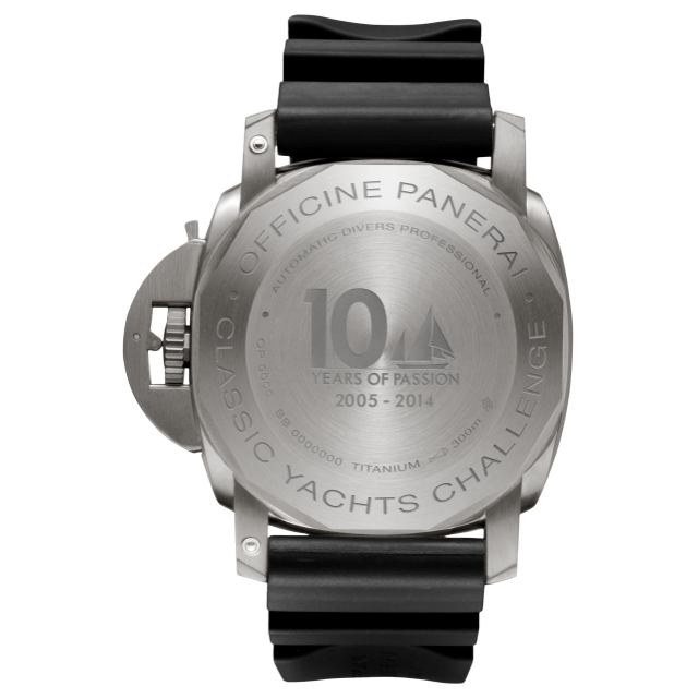 PANERAI Luminor Submersible 1950 3 Days Automatic Titanio - 47mm - PCYC 10 Years of Passion  Back view