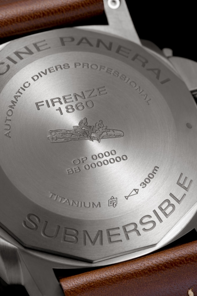 PANERAI Luminor Submersible 1950 Left-Handed 3 Days Automatic Titanio  Detail 