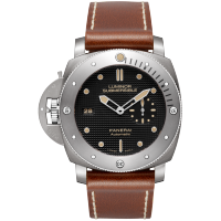 PANERAI Luminor庐米诺 Submersible潜行系列 1950 Left-Handed 3 Days Automatic Titanio腕表 - 47毫米