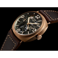 PANERAI Radiomir镭得米尔Tourbillon GMT Bronzo陀飞轮两地时间青铜腕表 PAM01284 Detail 2