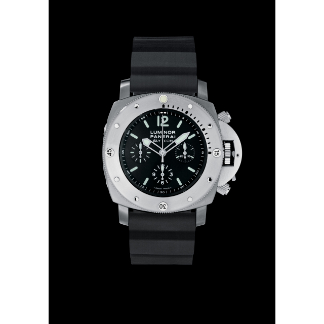 PANERAI Luminor庐米诺 Submersible潜行系列 Chrono 1000m Slytech腕表 - 47毫米  Front view