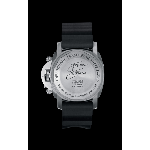 PANERAI Luminor庐米诺 Submersible潜行系列 Chrono 1000m Slytech腕表 - 47毫米  Back view