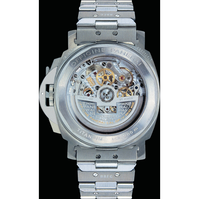 PANERAI Luminor Chrono Titanio/Acciaio - 40mm  Back view