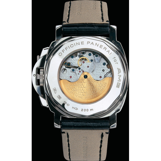 PANERAI Luminor Chrono Automatic White Gold for AMG - 40mm  Back view