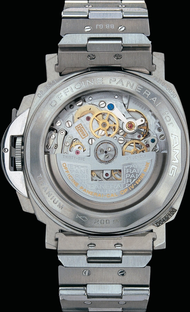 PANERAI Luminor Chrono Automatic Titanium/Steel for AMG  Detail 