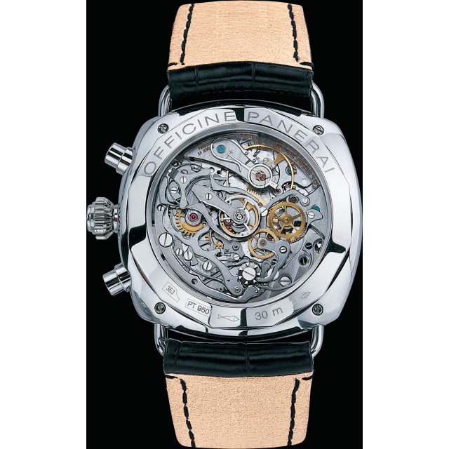 PANERAI Radiomir Chrono Split-Seconds Platinum  Back view