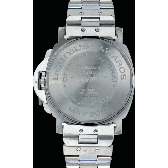 PANERAI Luminor Chrono Regatta 2003 - 40mm  Back view