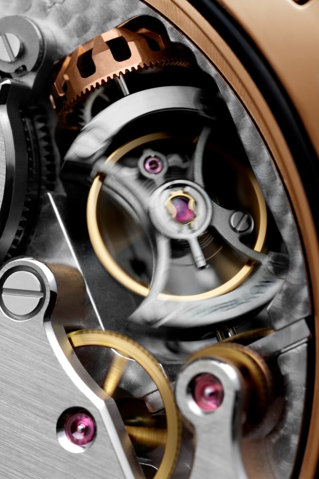PANERAI Radiomir 1940 Tourbillon GMT Oro Rosso Front 5