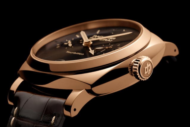 PANERAI Radiomir 1940 Tourbillon GMT Oro Rosso  Detail 