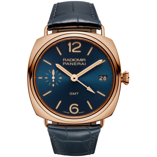 PANERAI Radiomir 3 Days GMT Oro Rosso  Front view