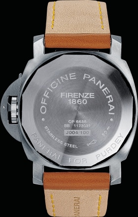 PANERAI Luminor Sealand for Purdey  Detail 