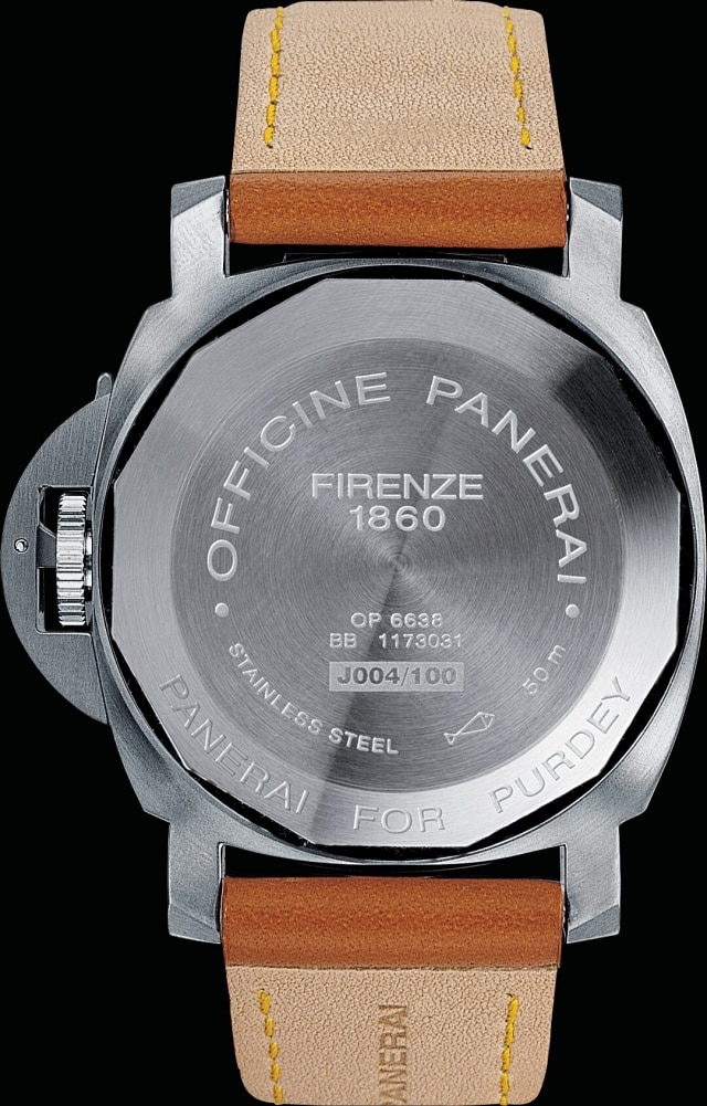 PANERAI Luminor Sealand for Purdey  Detail 