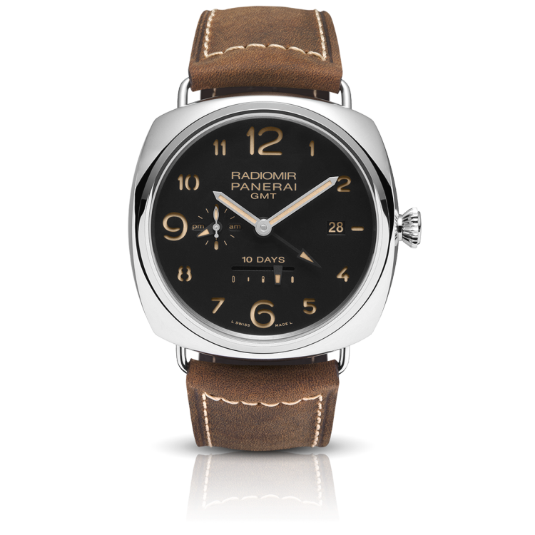 PANERAI Radiomir镭得米尔 10 Days GMT Automatic Acciaio腕表