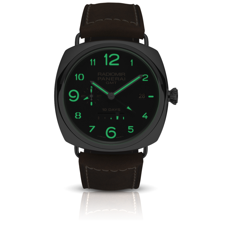 PANERAI Radiomir镭得米尔 10 Days GMT Automatic Acciaio腕表