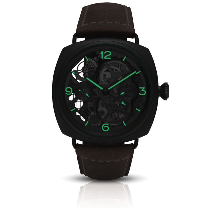 PANERAI LO SCIENZIATO - Radiomir镭得米尔 Tourbillon GMT Ceramica腕表