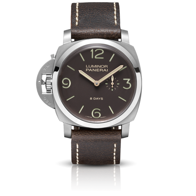PANERAI Luminor 1950 Left-Handed 8 Days Titanio