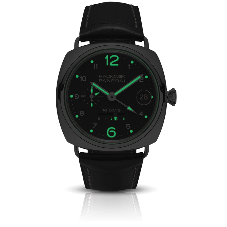 PANERAI Radiomir镭得米尔 10 Days GMT Automatic Oro Bianco腕表 PAM00496