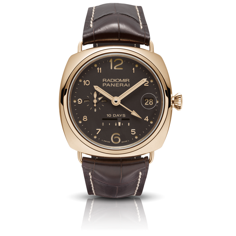 PANERAI Radiomir镭得米尔 10 Days GMT Automatic Oro Rosso腕表 PAM00497