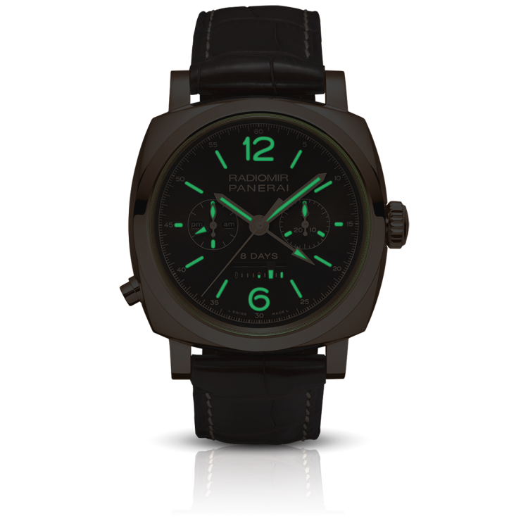 PANERAI Radiomir 1940 Chrono Monopulsante 8 Days GMT Oro Rosso PAM00502