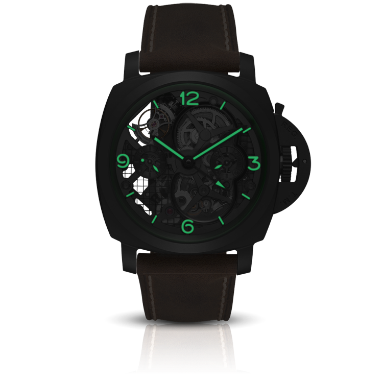 PANERAI LO SCIENZIATO - Luminor 1950 Tourbillon GMT Ceramica