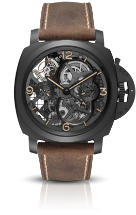 LO SCIENZIATO - Luminor 1950 Tourbillon GMT Ceramica - 48mm