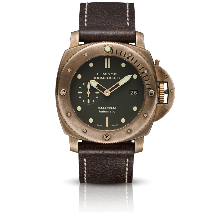 PANERAI Luminor庐米诺 Submersible潜行系列 1950 3 Days Automatic Bronzo腕表