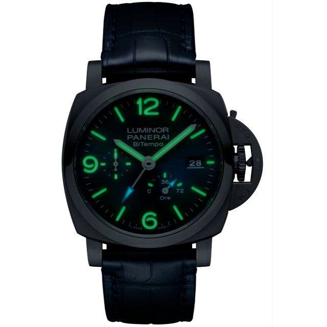 PANERAI Luminor BiTempo Power Reserve PAM01361 Night view
