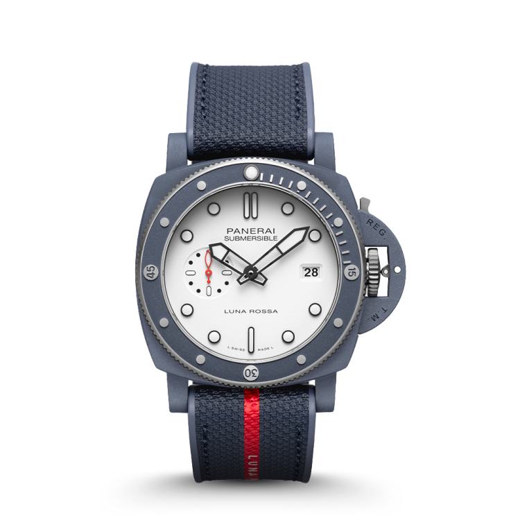 PANERAI Submersible潜行系列QuarantaQuattro Luna Rossa Ti-Ceramitech™腕表 PAM01543