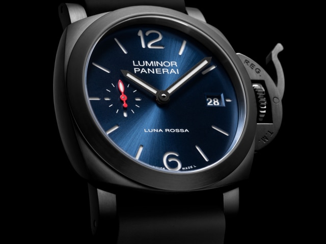 PANERAI Luminor庐米诺Quaranta Steel DLC Luna Rossa腕表 PAM01408 Detail 